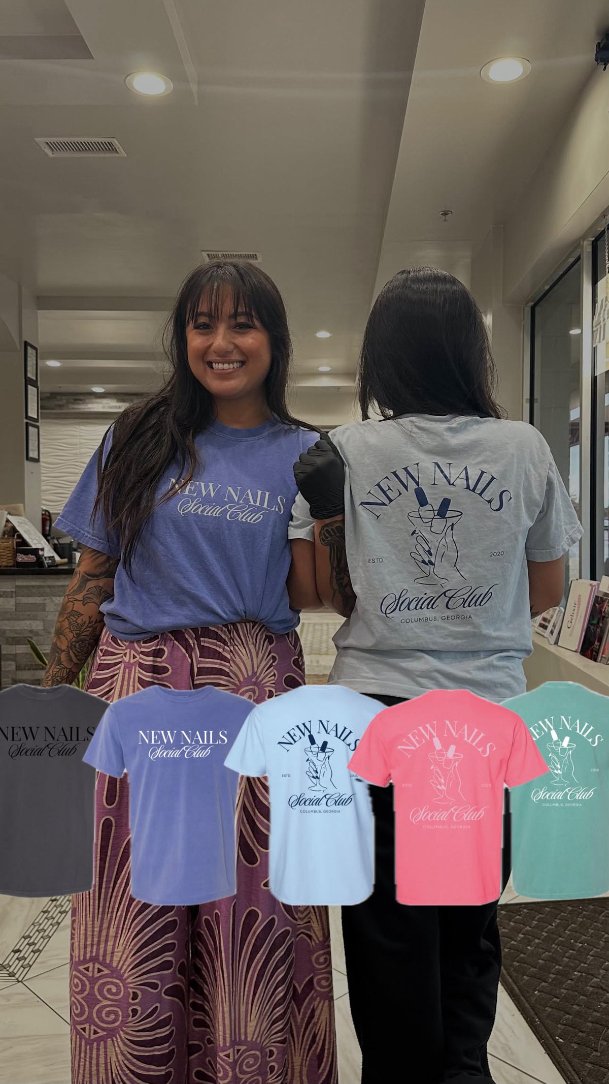 New Nails Tees