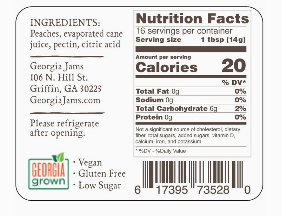 GA Peach Spread 9oz