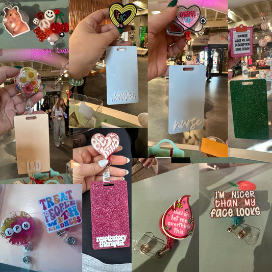 Badge Reel Bar *IN STORE EXPERIENCE ONLY*